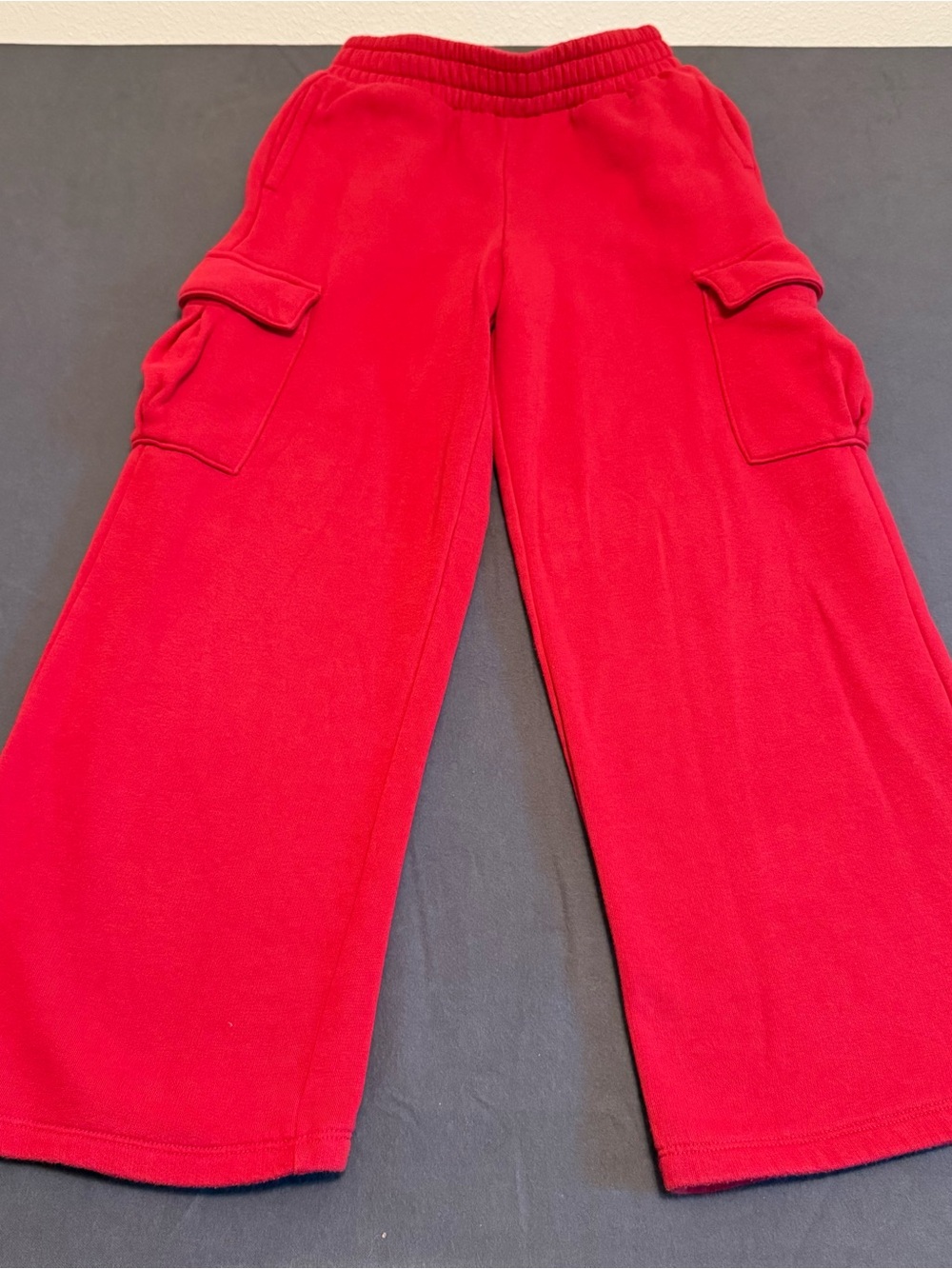 GAP Kids Red Sweatpants Jogger Pants Size L 10 Elastic Waist